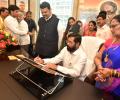 Surrounded By Family, Eknath Shinde Takes Charge