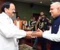 Naidu Meets His Successor