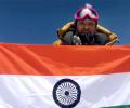 Singing Jana Gana Mana Atop Everest