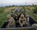 Ukrainian Troops Head To Battle