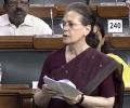 Sonia leads Opposition protest in Lok Sabha against fuel hike