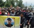 Kashmiri Pandits hold angry protests on Lal Chowk