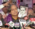 Cong prez poll: Tharoor says ready for public debate, Kharge declines