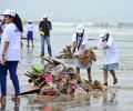 Post Visarjan Cleanathon At Juhu Beach