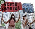 Protests Against Abe's State Funeral