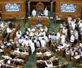 Upset LS speaker skips proceedings; Oppn walks out of RS