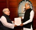 Gehlot resigns as CM after Cong rout, says results unexpected