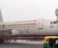 Scrapped plane on truck gets stuck under bridge in Bihar