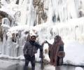 Tourists Enjoy Kashmir's Winter Wonderland