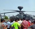IAF's Apache helicopter makes 'precautionary landing' in MP, villagers play hosts