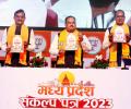 BJP promises higher MSP, houses, LPG @ Rs 450 in MP manifesto