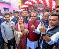 PHOTOS: Netas, common man vote in MP, C'garh poll