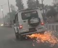 Man dies after SUV with 'BJP sticker' hits, drags bike