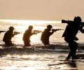 President Reviews Andaman Defence