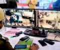 CCTV Monitors Ayodhya Before Ceremony