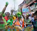 TMC eyes big win in Bengal, BJP leads on just 10 seats