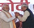 Will be with NDA forever, Nitish tells Modi at Bihar event