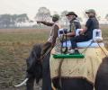 Modi takes elephant, jeep safari in Kaziranga