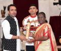 PIX: President Murmu confers Bharat Ratna awards