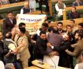 Massive brawl, Jai Shree Ram slogans: High drama inside J-K assembly