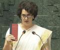 Priyanka takes oath as LS MP; 3rd Gandhi in Parliament