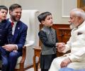 My kids have developed rapport with 2 world leaders, Trump and Modi: Vance