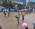 Heavy rain paralyses Mumbai; train services suspended