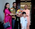 Shubhanshu Shukla gets hero's welcome in his hometown