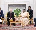 Putin attends dinner hosted by President Murmu at Rashtrapati Bhavan