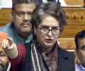 BJP committing 'big sin': Priyanka on Vande Mataram row
