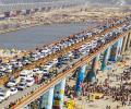 Akhilesh slams UP govt over traffic chaos, filth at Maha Kumbh