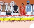 Rekha Gupta takes charge of Delhi after grand swearing-in