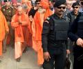 Yogi Surveys Prep For Maha Kumbh Mela