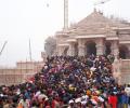 Thousands visit Ayodhya temple on consecration anniv