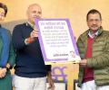 AAP releases 'Kejriwal ki Guarantee' for Delhi poll