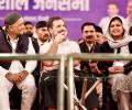 'Sheesh Mahal', 'liquor scam': Rahul lets it fly against Kejriwal