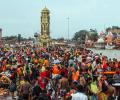 Collecting Water From The Ganga