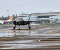 British F-35 jet stranded in India for over a month flies back