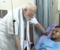 Modi meets Air India crash survivor in Ahmedabad