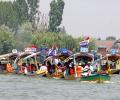 A Shikara Rally On Dal Lake
