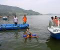 J&K SDRF Conducts Mock Drill At Dal Lake
