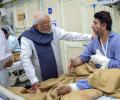 Modi Visits Delhi Blast Victims In Hospital