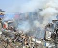 Fire at Mumbai's Dharavi disrupts local train services