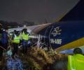 Flight skids off runway during landing at Nepal's Bhadrapur airport