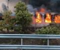 Massive fire breaks out in Rajdhani Express in MP, rail traffic hit