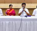 DMK's jibe at allies joining TVK govt causes uproar