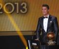 Ronaldo wins World Player of the Year for second time