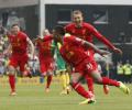 Liverpool go five clear, Arsenal and Everton win