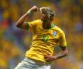 Neymar scores 100th goal of World Cup in Brazil's 100th game