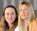 Hingis will soon be in top 10, says Sharapova